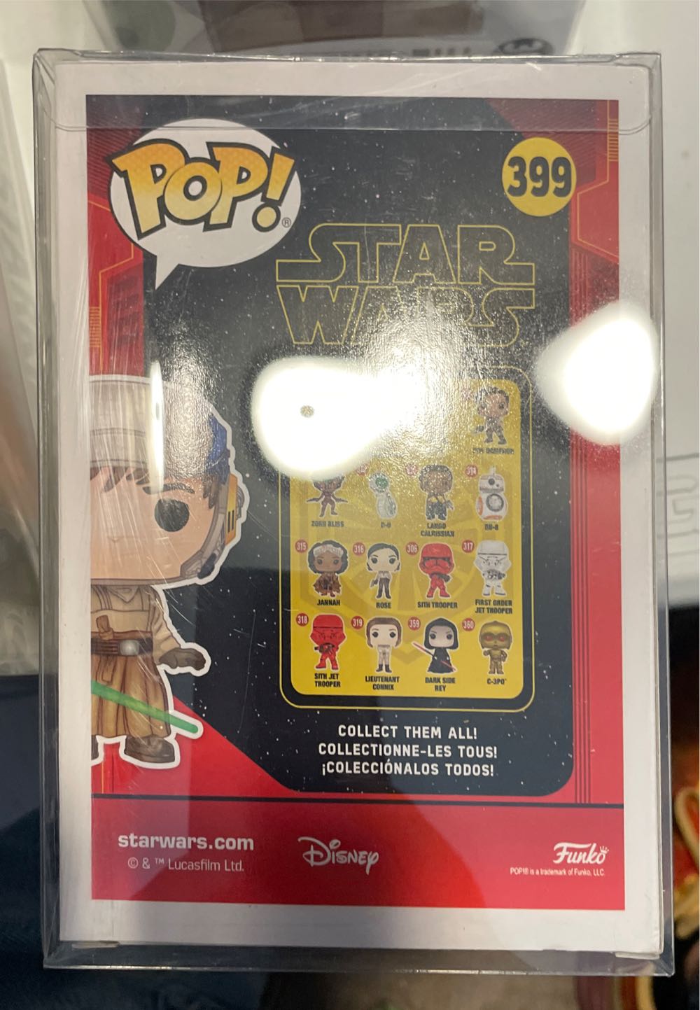 Luke Skywalker (Jedi Training) - Star Wars vinyl figure collectible [Barcode 889698506793] - Main Image 2