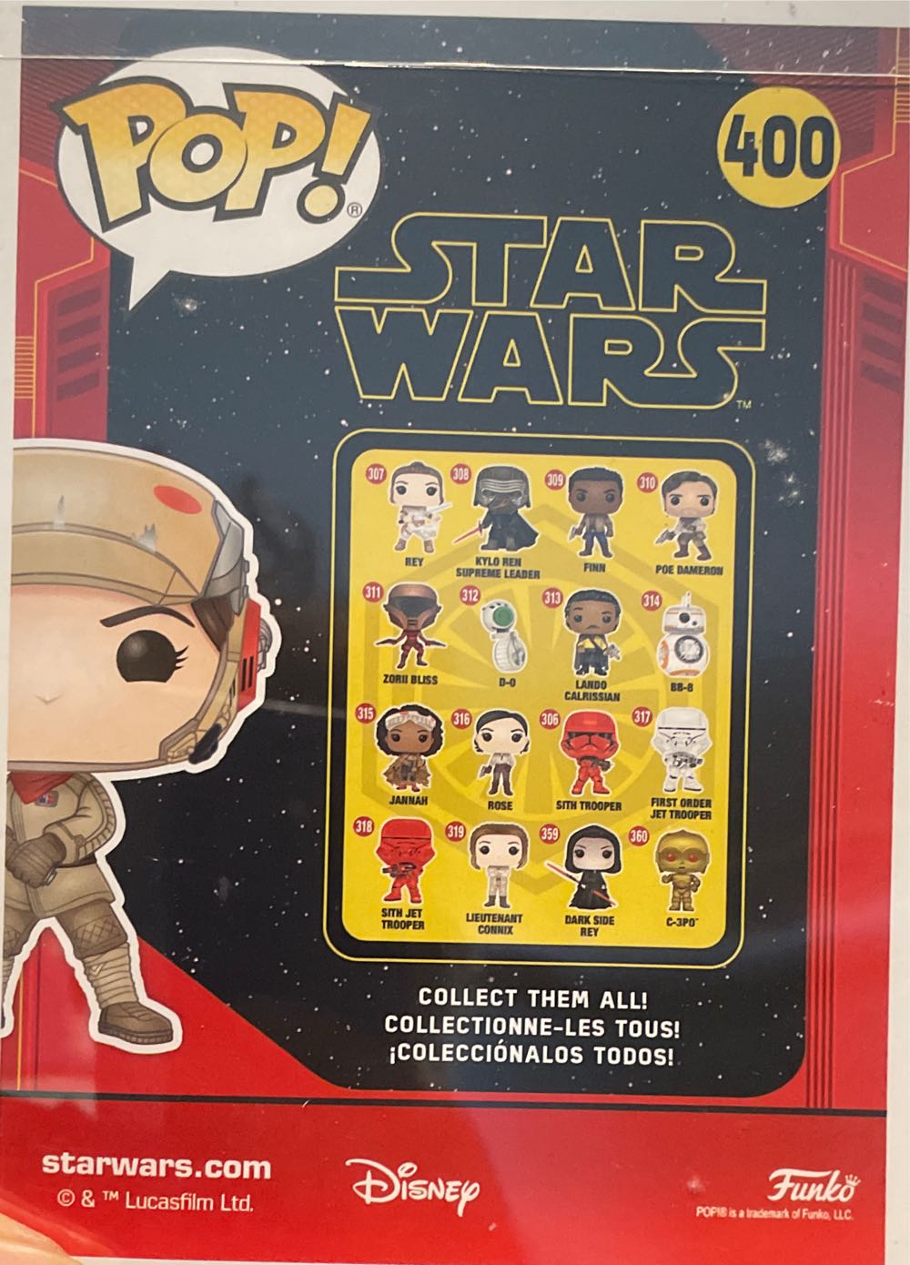 Princess Leia (Jedi Training) - Star Wars vinyl figure collectible [Barcode 889698506809] - Main Image 2