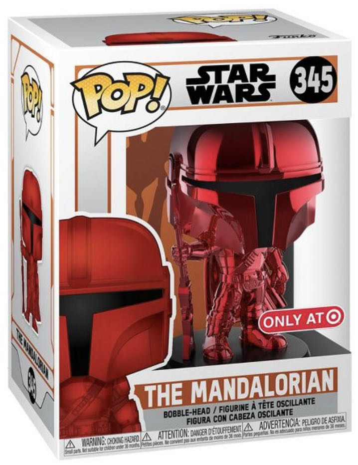The Mandalorian Red Chrome - Star Wars: The Mandalorian vinyl figure collectible [Barcode 889698526968] - Main Image 2