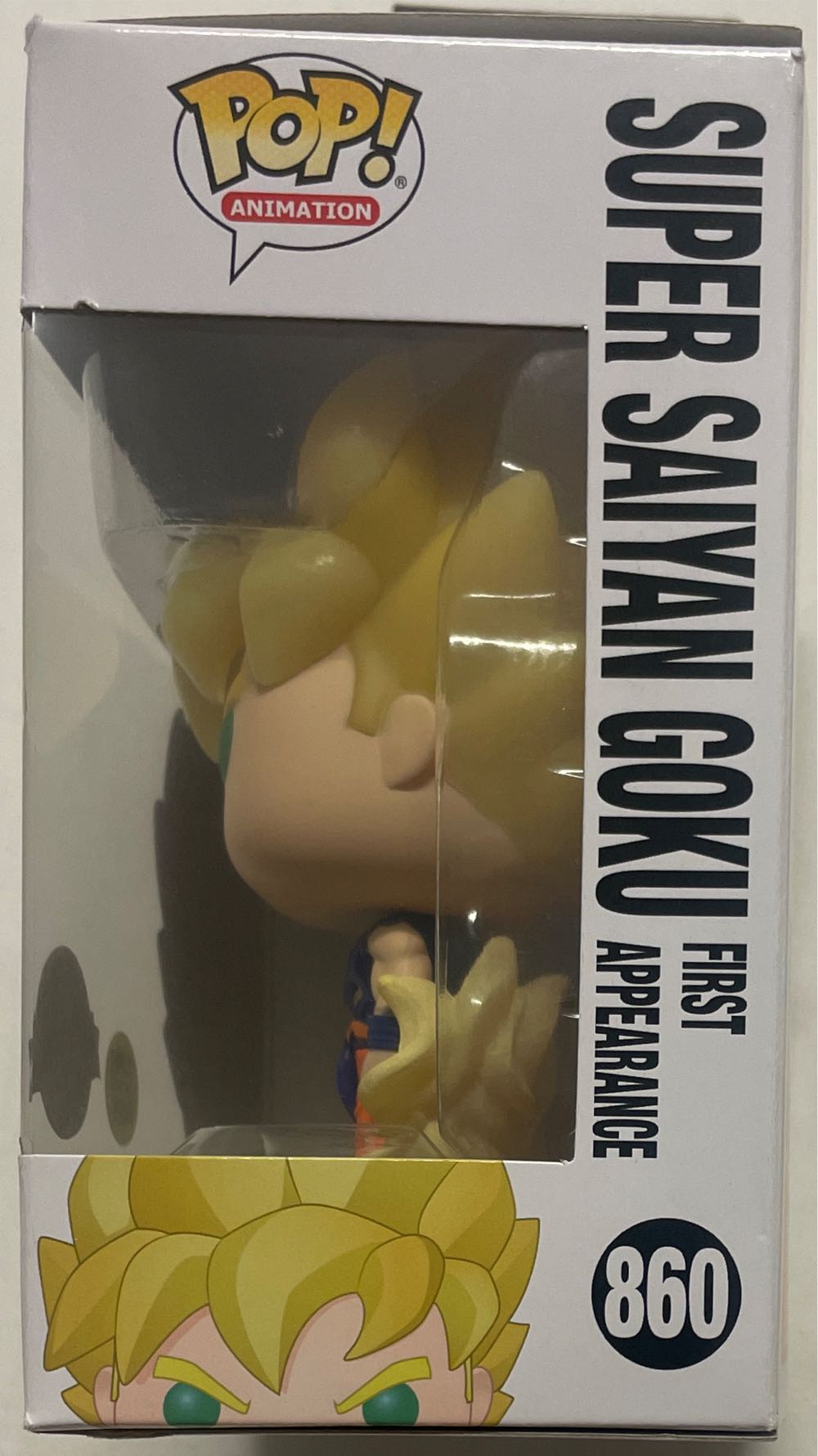 Super Saiyan Goku (First Appearance) (Glow) - Dragon Ball Z vinyl figure collectible [Barcode 889698503372] - Main Image 3