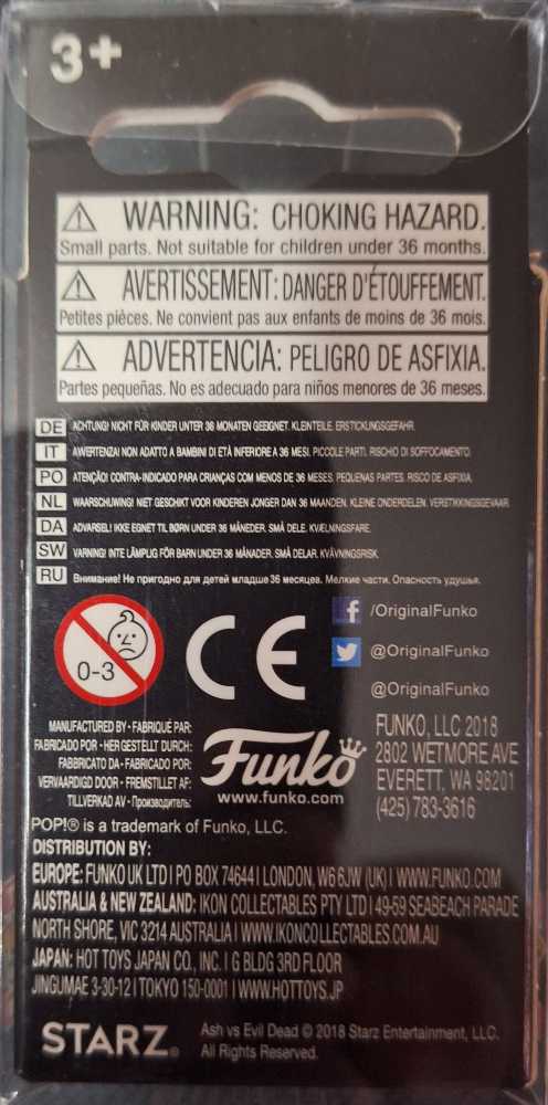 Funko Pocket Pop Keychain Ash Vs. Evil Dead Ash Exclusive! - Evil Dead vinyl figure collectible [Barcode 889698311953] - Main Image 3