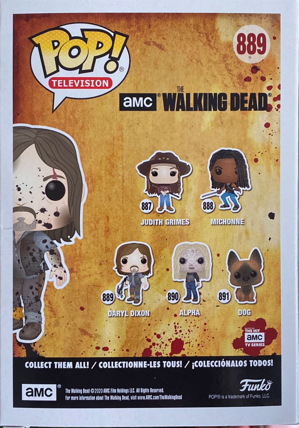 Daryl Dixon Dirty - The Walking Dead vinyl figure collectible [Barcode 889698445665] - Main Image 2