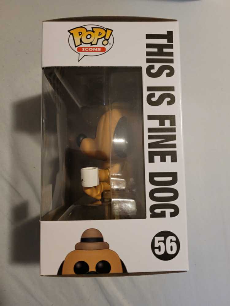 This Is Fine Dog - Ad Icons vinyl figure collectible [Barcode 889698528511] - Main Image 2