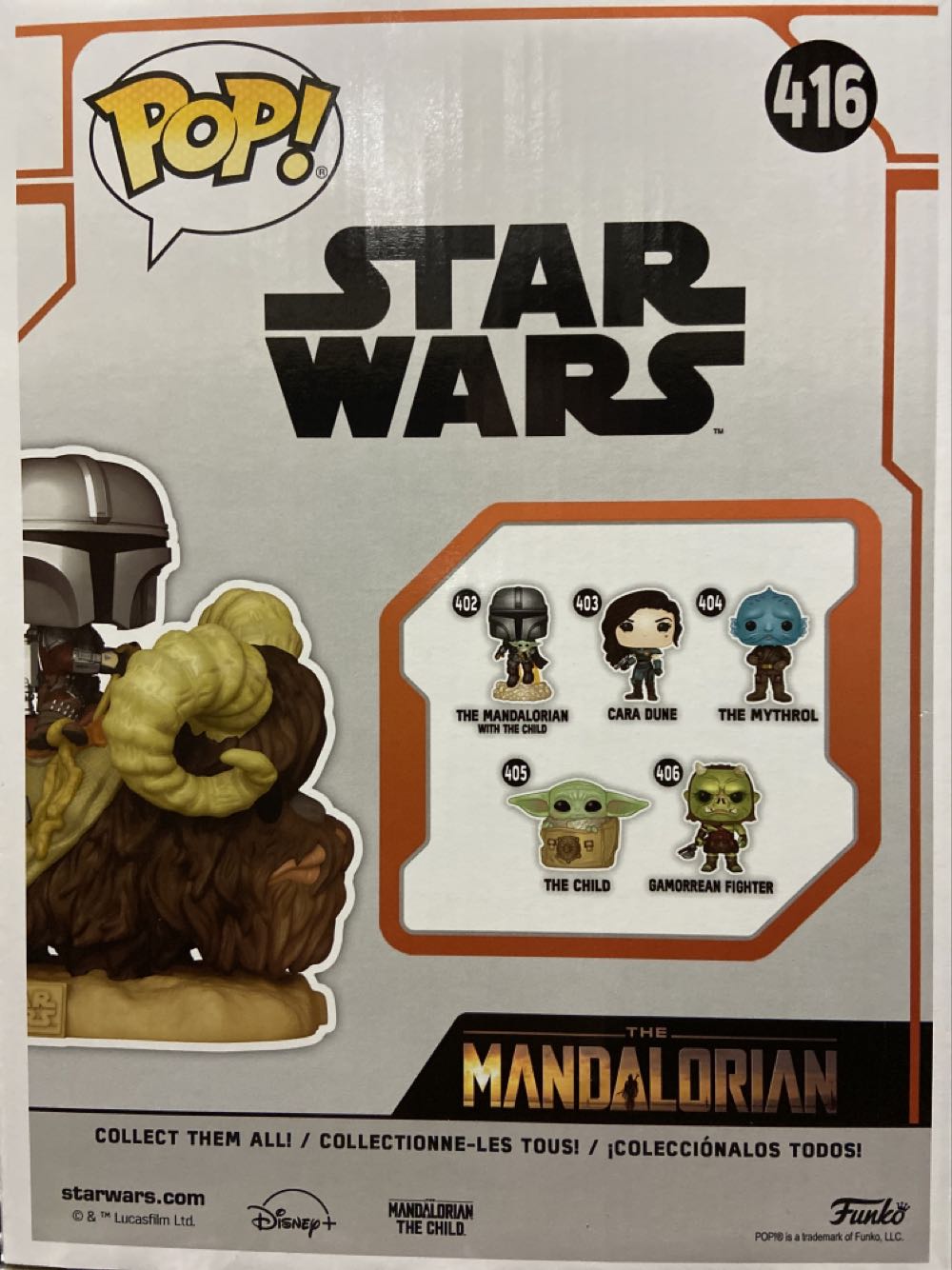 The Mandalorian & The Child On Bantha - Star Wars vinyl figure collectible [Barcode 889698523738] - Main Image 2