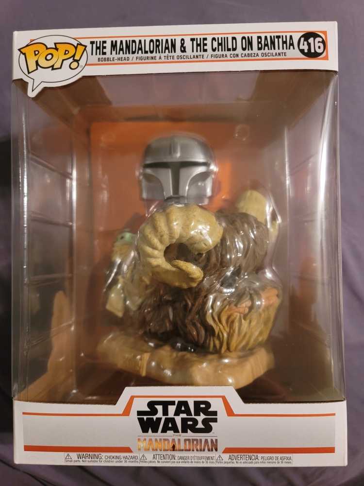 The Mandalorian & The Child On Bantha - Star Wars vinyl figure collectible [Barcode 889698523738] - Main Image 3