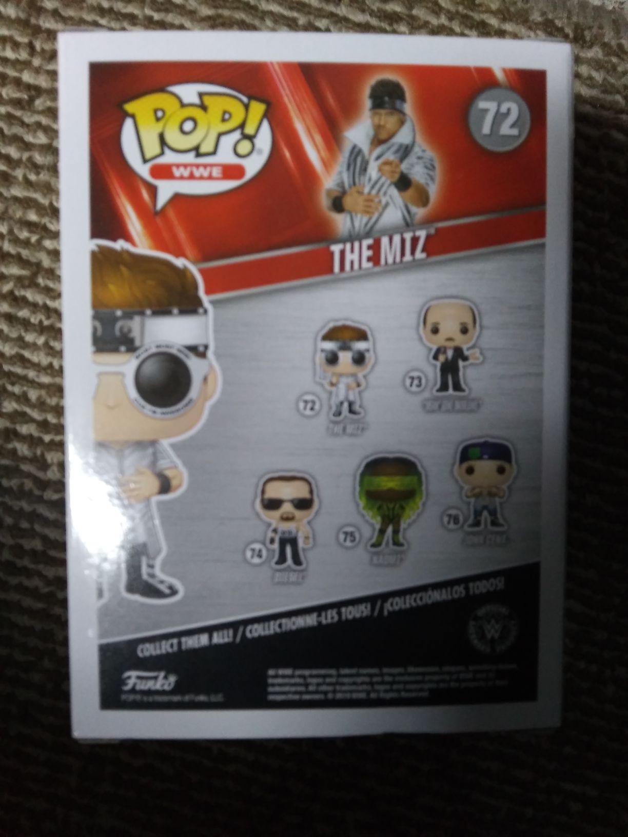 The Miz - WWE vinyl figure collectible [Barcode 889698468435] - Main Image 2