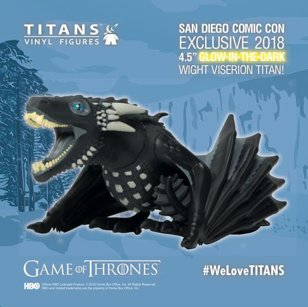 Titans Wight Viserion SDCC Exclusive Figure Game of Thrones  vinyl figure collectible [Barcode 5052473220404] - Main Image 2