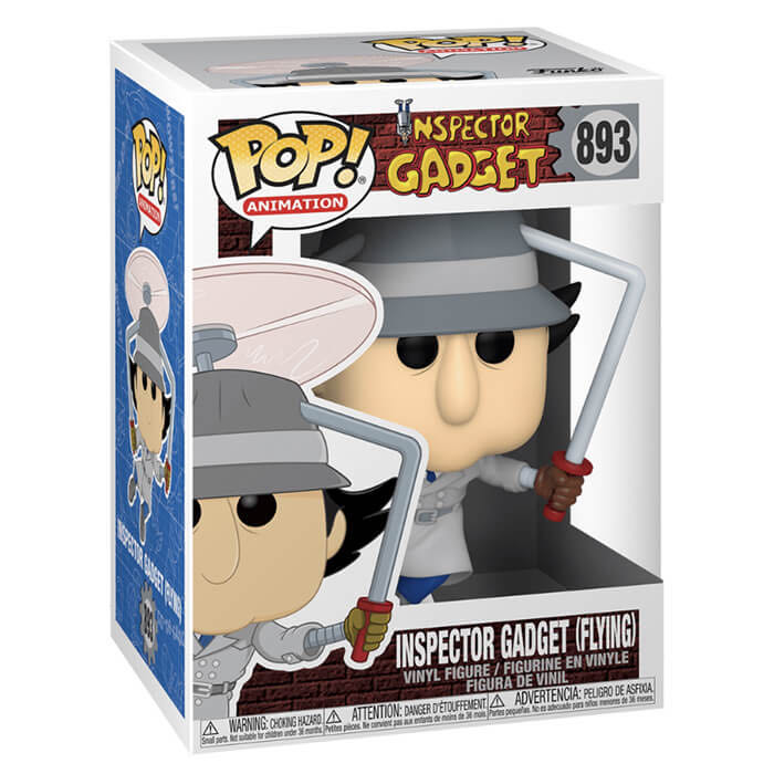 Inspector Gadget: Inspector Gadget (Flying), #893 - Inspector Gadget vinyl figure collectible [Barcode 889698492690] - Main Image 4