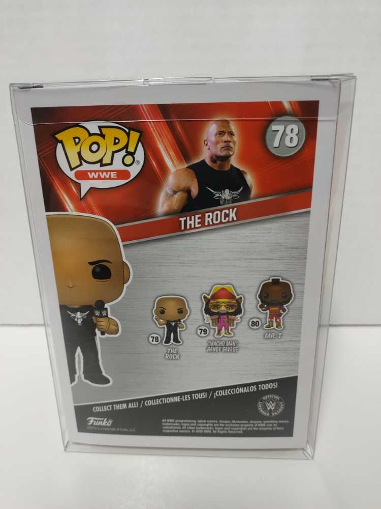The Rock - WWE vinyl figure collectible [Barcode 889698492621] - Main Image 2