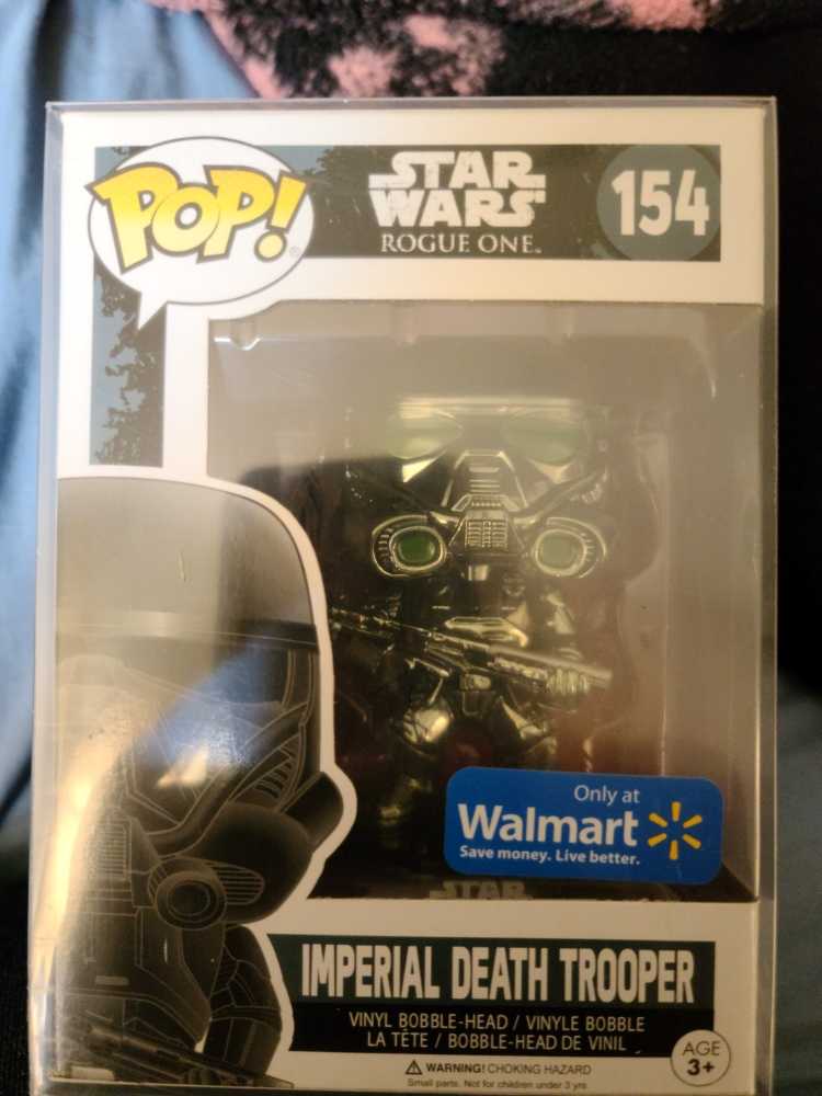 # 154 Imperial Death Trooper(Chrome) - Star Wars vinyl figure collectible [Barcode 889698104654] - Main Image 2