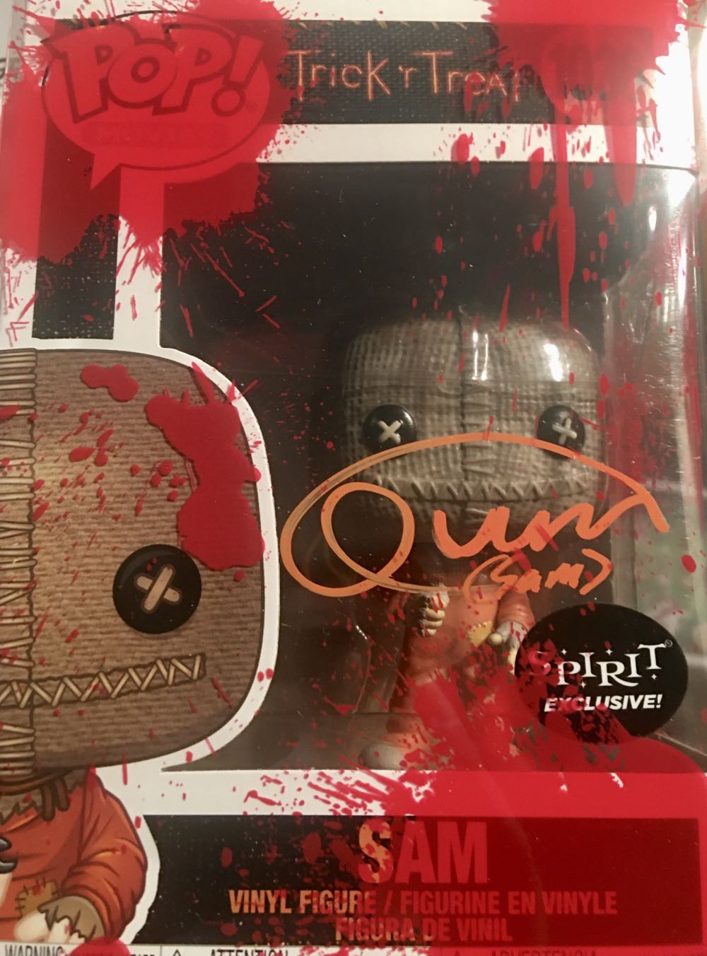 Trick R Treat Sam Autographed (With Razor) $85 - Trick ’R Treat vinyl figure collectible [Barcode 01510452] - Main Image 4