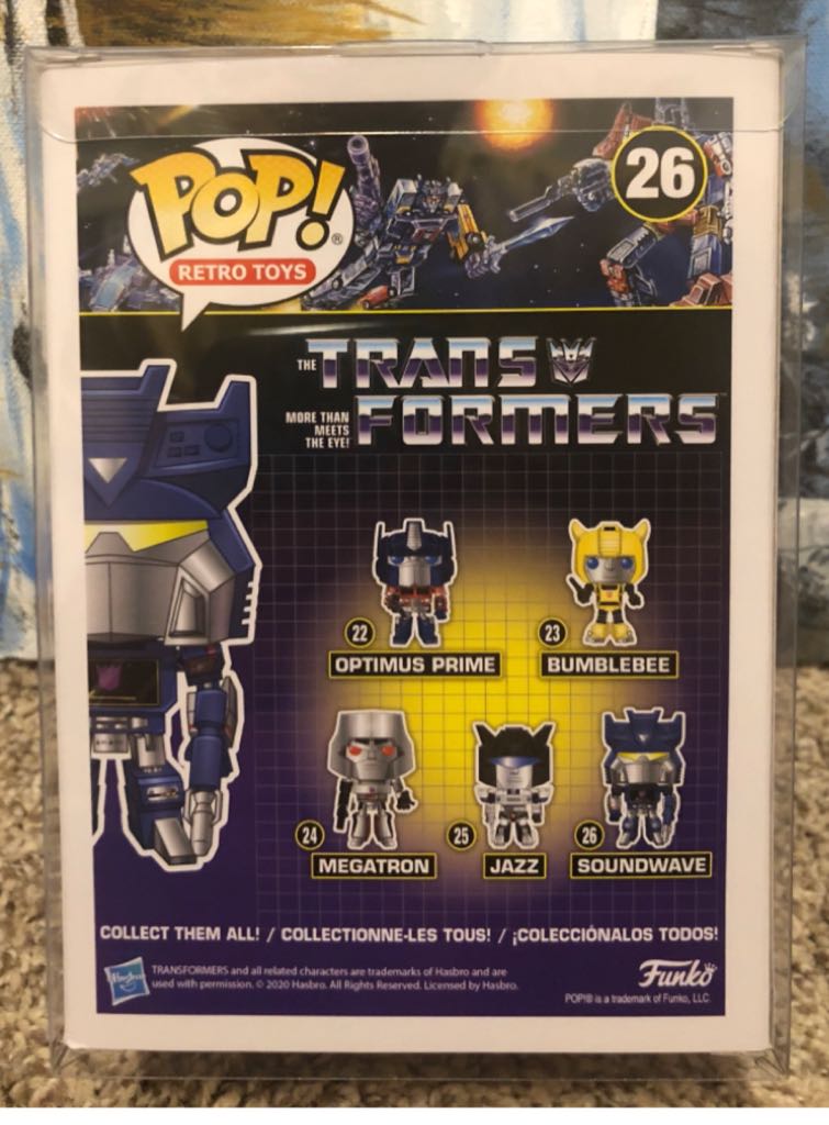 Transformers - Soundwave - 26 - Transformers vinyl figure collectible [Barcode 889698509695] - Main Image 2