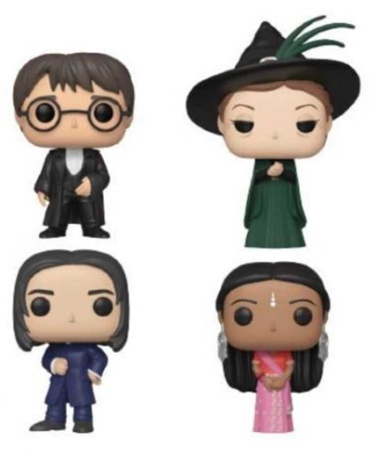 Funko Harry Potter Funko Pop 4 Pack Special Edition Snape Harry Parvati & Mcgonagall - Harry Potter vinyl figure collectible [Barcode 889698517720] - Main Image 2