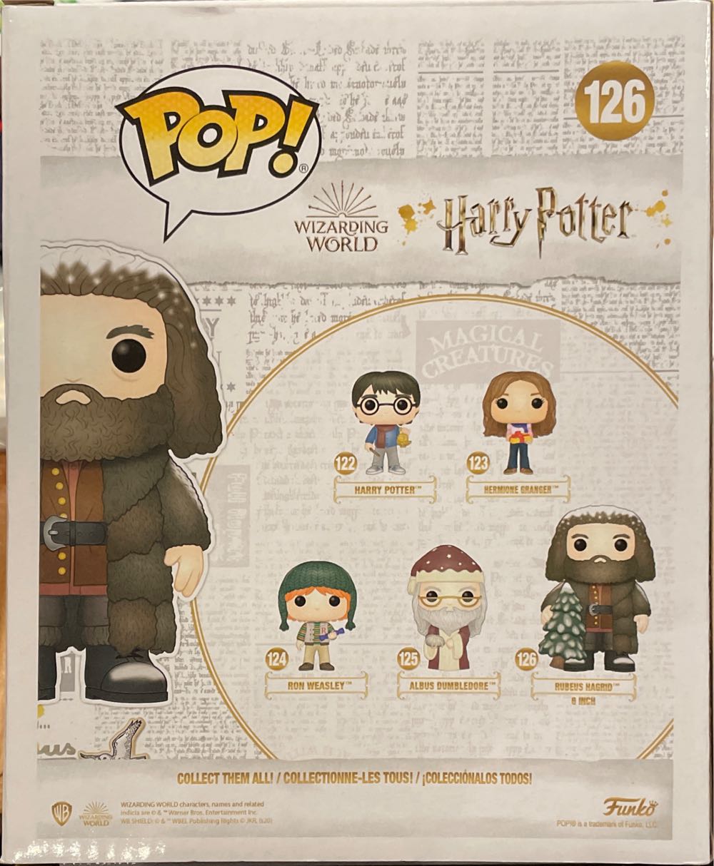 Rubeus Hagrid - Harry Potter vinyl figure collectible [Barcode 889698511568] - Main Image 3