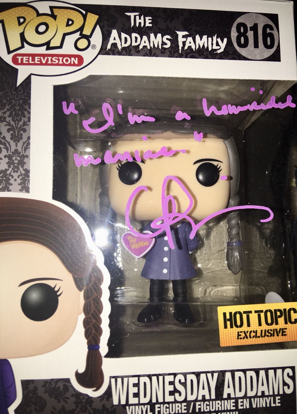 Wednesday Addams (The Addams Family) - Funko vinyl figure collectible [Barcode 889698410458] - Main Image 3