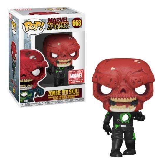 Funko Pop! Marvel Zombies: Zombie Red Skull - Marvel Universe vinyl figure collectible [Barcode 889698498685] - Main Image 3