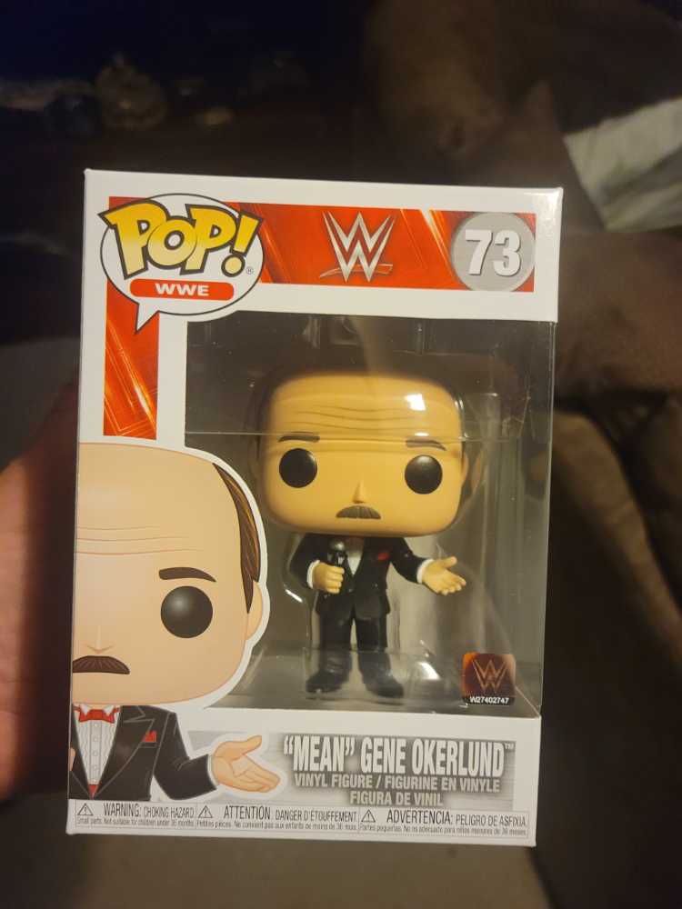 WWE:  73 “Mean” Gene Okerlund - WWE vinyl figure collectible [Barcode 889698468442] - Main Image 3