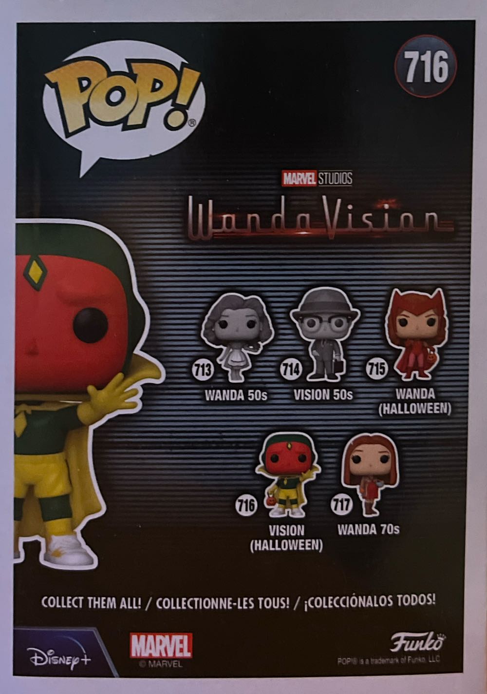 Vision (Halloween) - Marvel Universe vinyl figure collectible [Barcode 889698520454] - Main Image 3