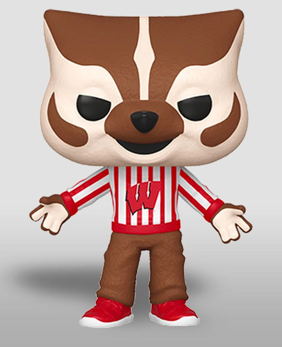 Bucky Badger  vinyl figure collectible [Barcode 889698444224] - Main Image 3