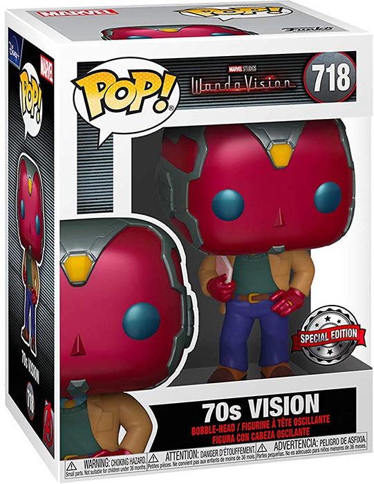 Vision (70’s) - Marvel Universe vinyl figure collectible [Barcode 889698520478] - Main Image 3
