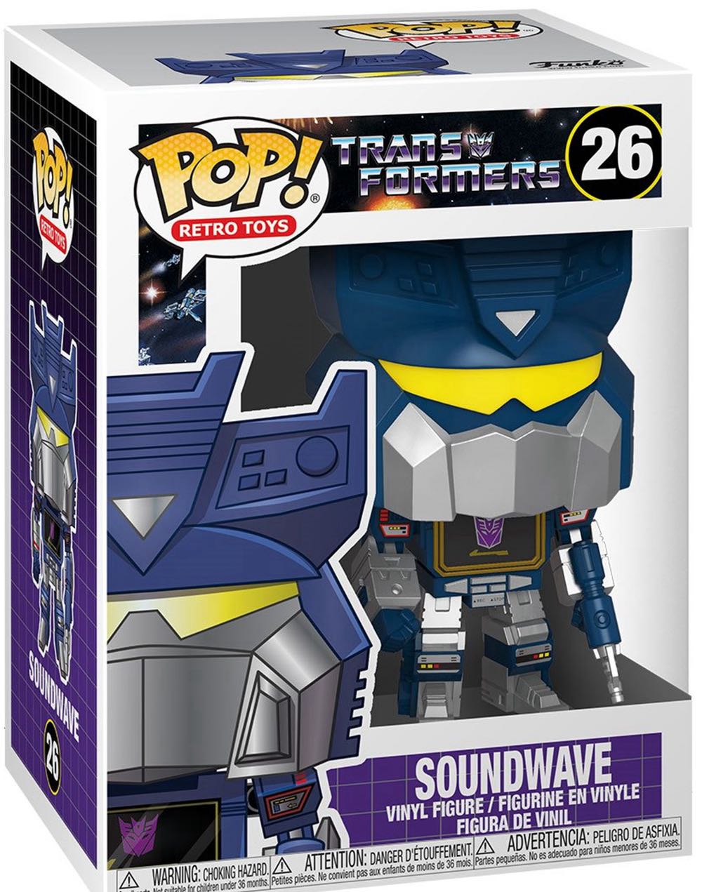 Soundwave - Transformers vinyl figure collectible [Barcode 889698520843] - Main Image 2