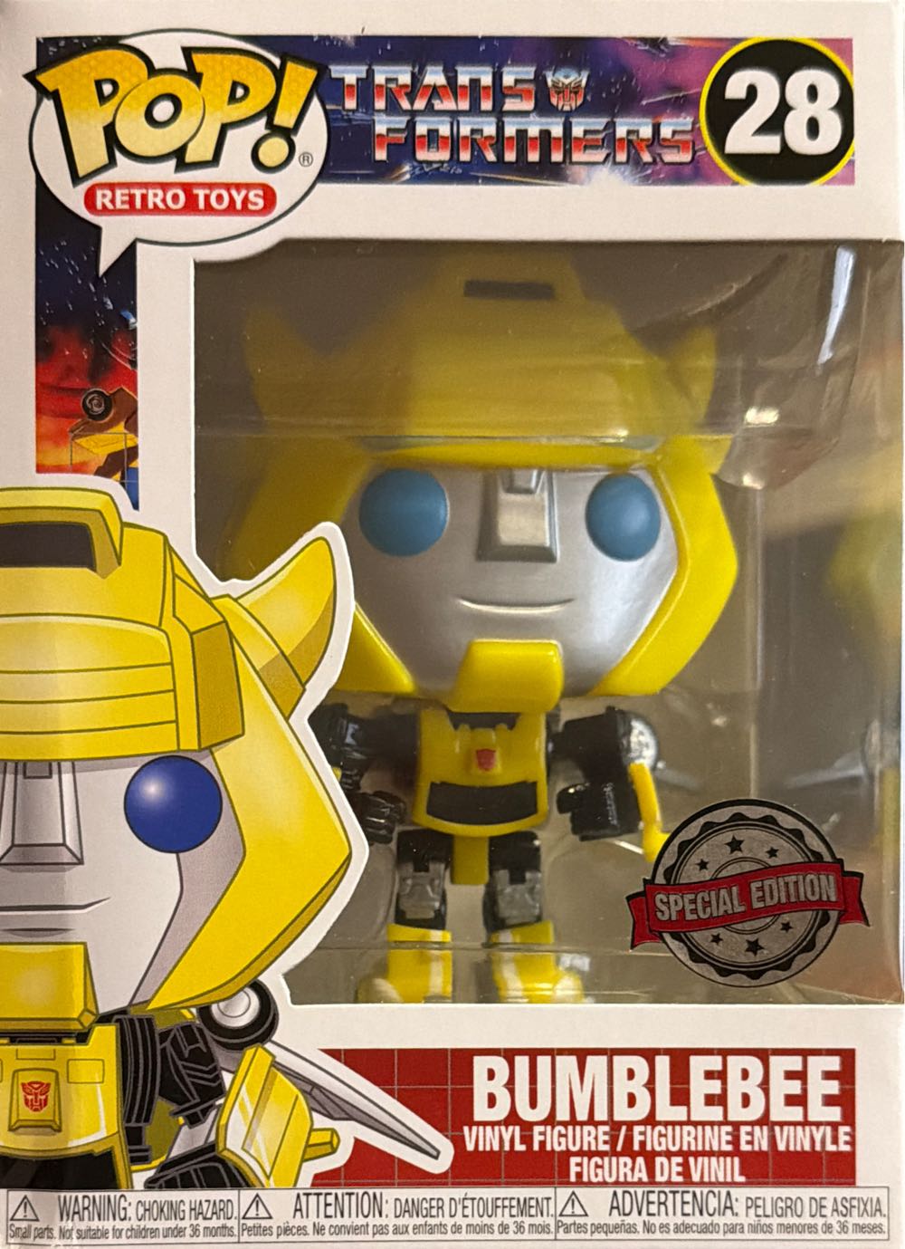 Transformers 28 - Bumblebee - Transformers vinyl figure collectible [Barcode 889698522441] - Main Image 4
