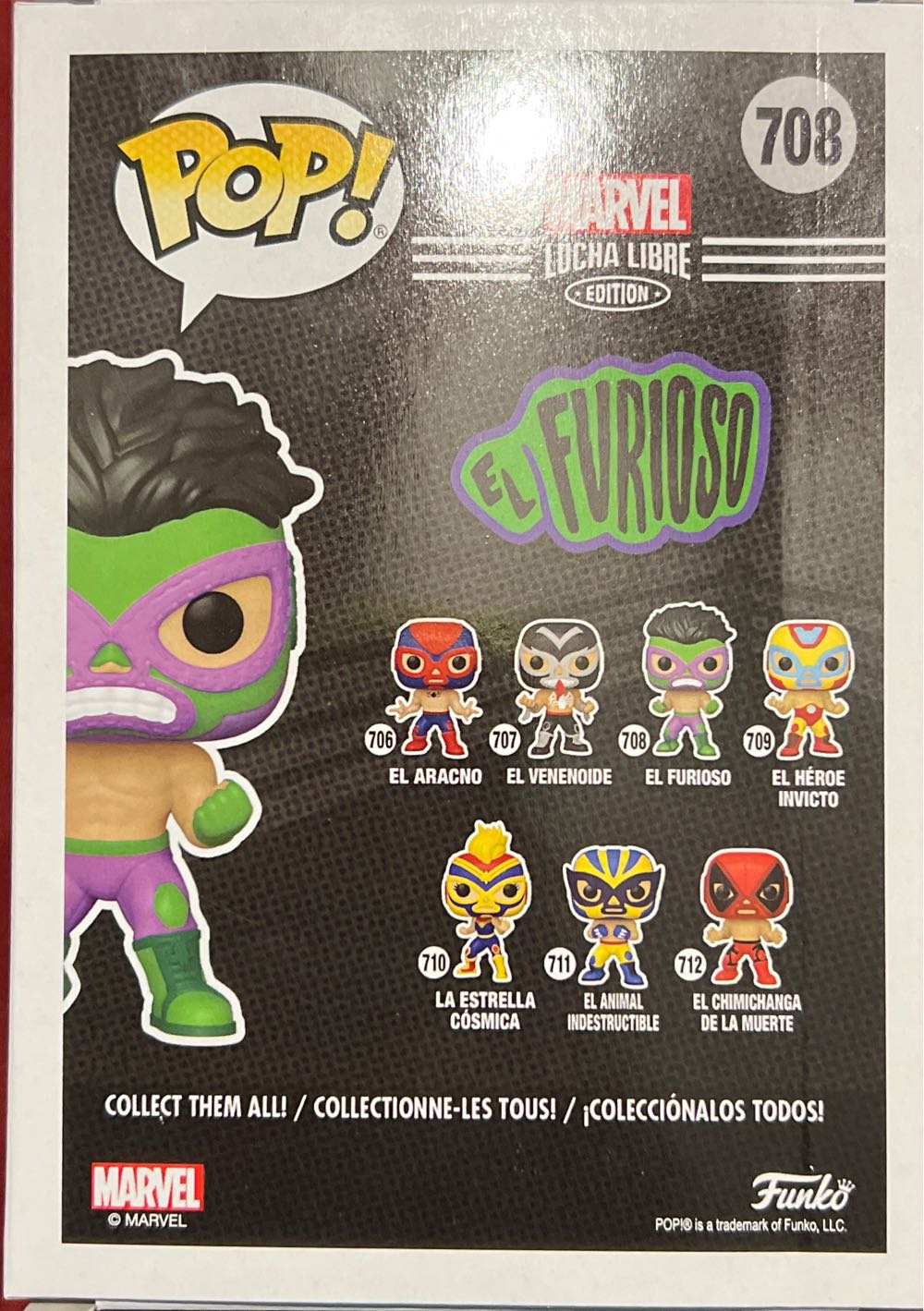 El Furioso - Marvel Universe vinyl figure collectible [Barcode 889698538701] - Main Image 3