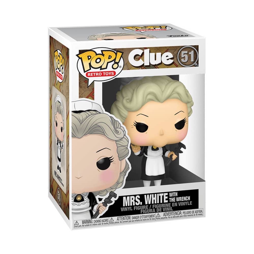 Mrs. White With The Wrench - Clue vinyl figure collectible [Barcode 889698514552] - Main Image 2