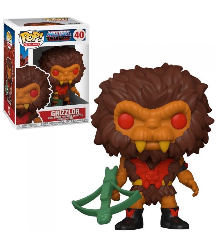 MOTU -40- Grizzlor - Masters of the Universe vinyl figure collectible [Barcode 889698514415] - Main Image 2