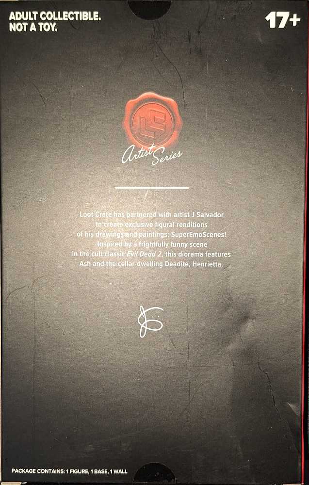 Lootcrate Evil Dead 2 Henrietta Vs Ash Diorama  - Evil Dead vinyl figure collectible [Barcode 757347482456] - Main Image 2
