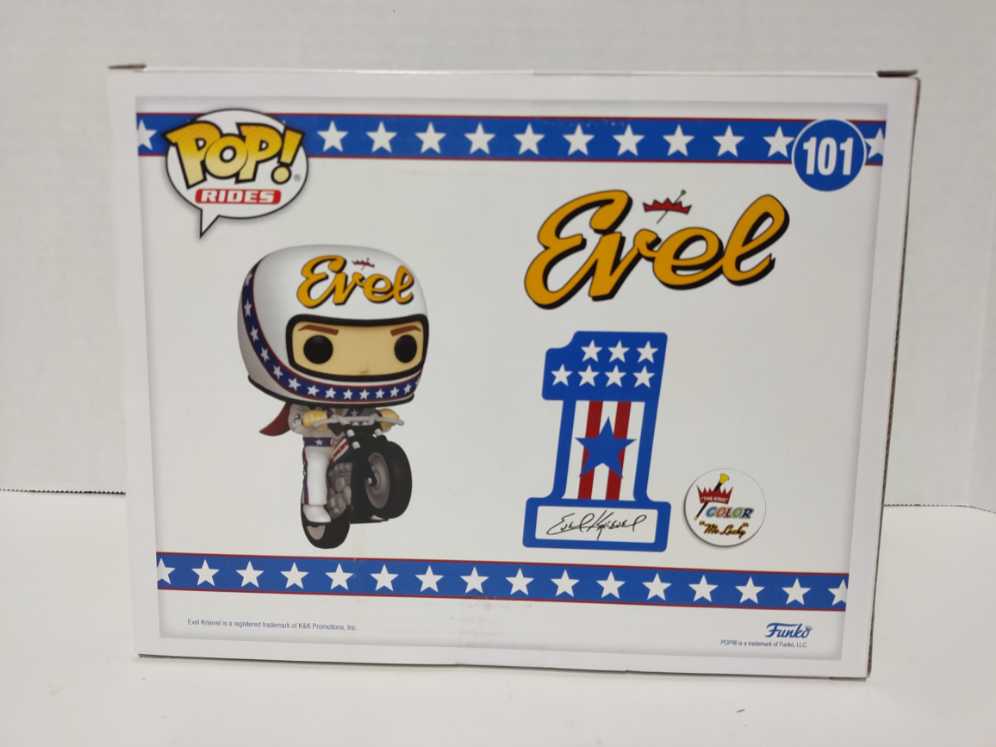 EVEL KNIEVEL ON MOTORCYCLE  vinyl figure collectible [Barcode 889698499422] - Main Image 2
