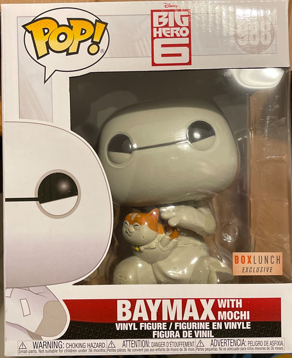 Baymax (with Mochi) - Big Hero 6 vinyl figure collectible [Barcode 889698522595] - Main Image 3