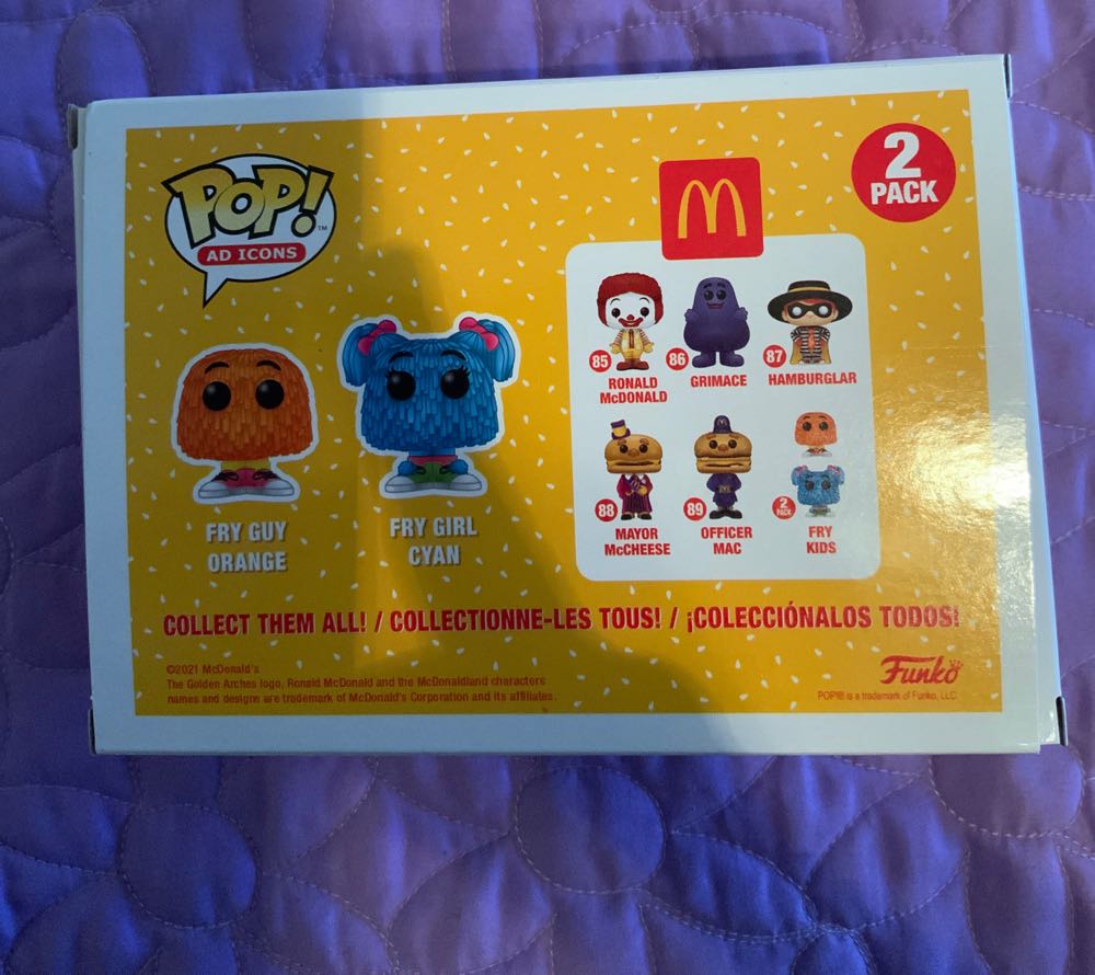 Fry Kids (2 Pack) - McDonald vinyl figure collectible [Barcode 889698477611] - Main Image 2