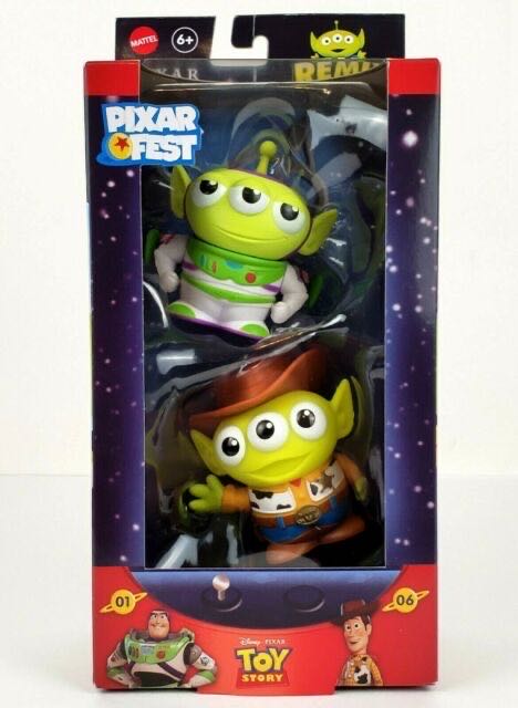 Toy Story ALIEN REMIX #01, #06: BUZZ and WOODY 2-Pack - Toy Story vinyl figure collectible [Barcode 887961947380] - Main Image 2