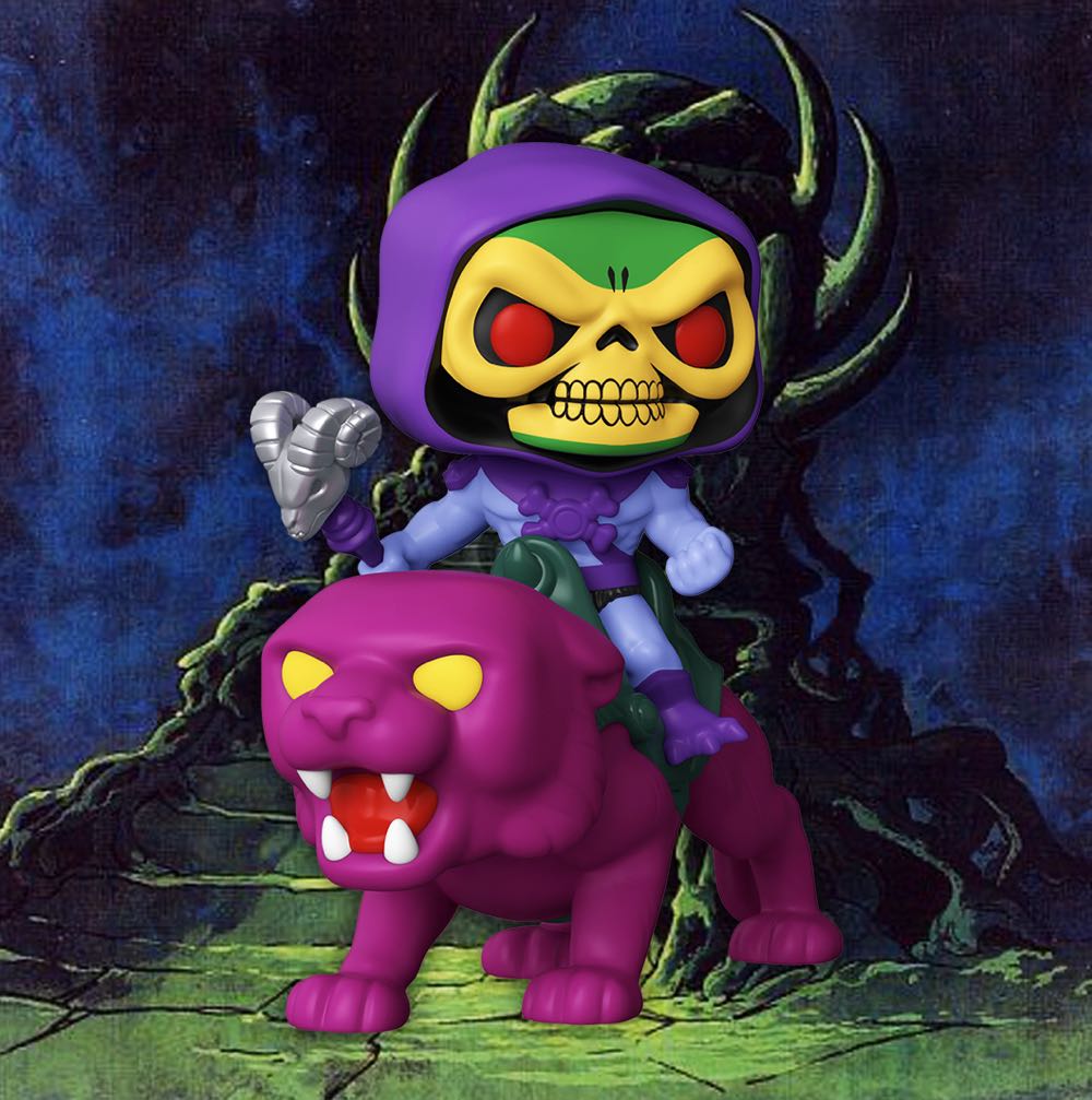 Skeletor on Panthor - Masters of the Universe vinyl figure collectible [Barcode 889698514583] - Main Image 2