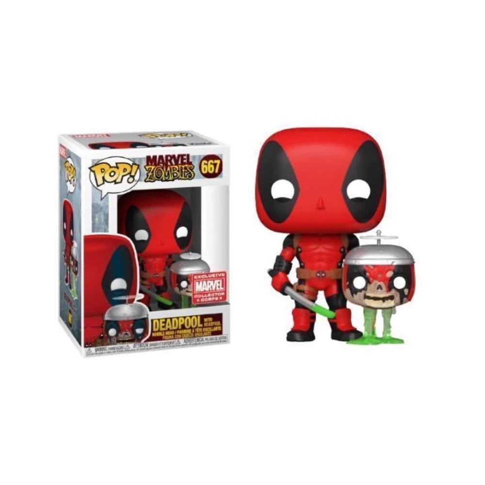 Deadpool (with Headpool) - Zombies vinyl figure collectible [Barcode 889698498678] - Main Image 3