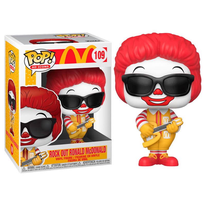 Rock Out Ronald McDonald - McDonald vinyl figure collectible [Barcode 889698529914] - Main Image 2