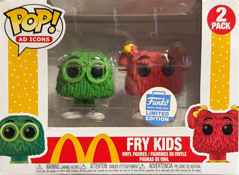 McDonalds -2pack- Fry Kids - McDonald vinyl figure collectible [Barcode 889698477628] - Main Image 4