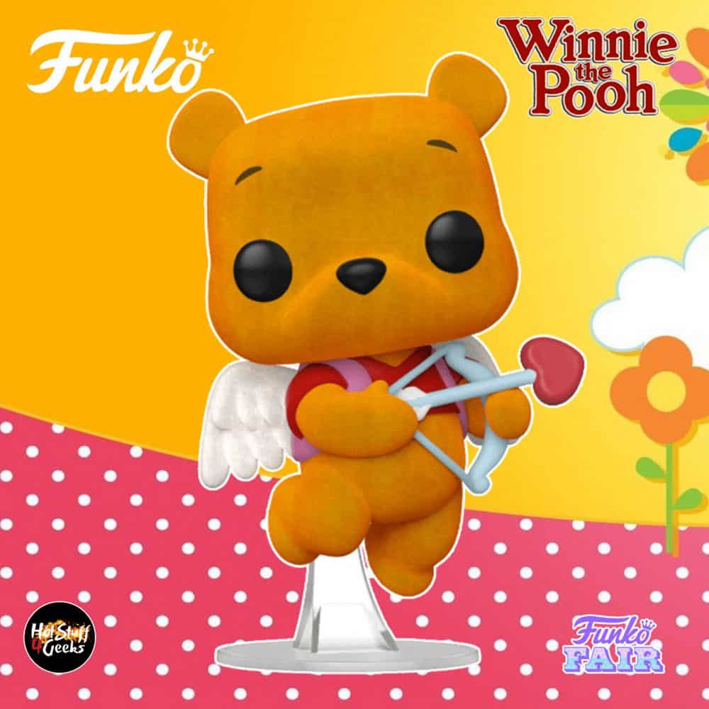 Winnie the Pooh : Valentines Flocked (Hot Topic Exclusive) - Disney vinyl figure collectible [Barcode 889698542906] - Main Image 3