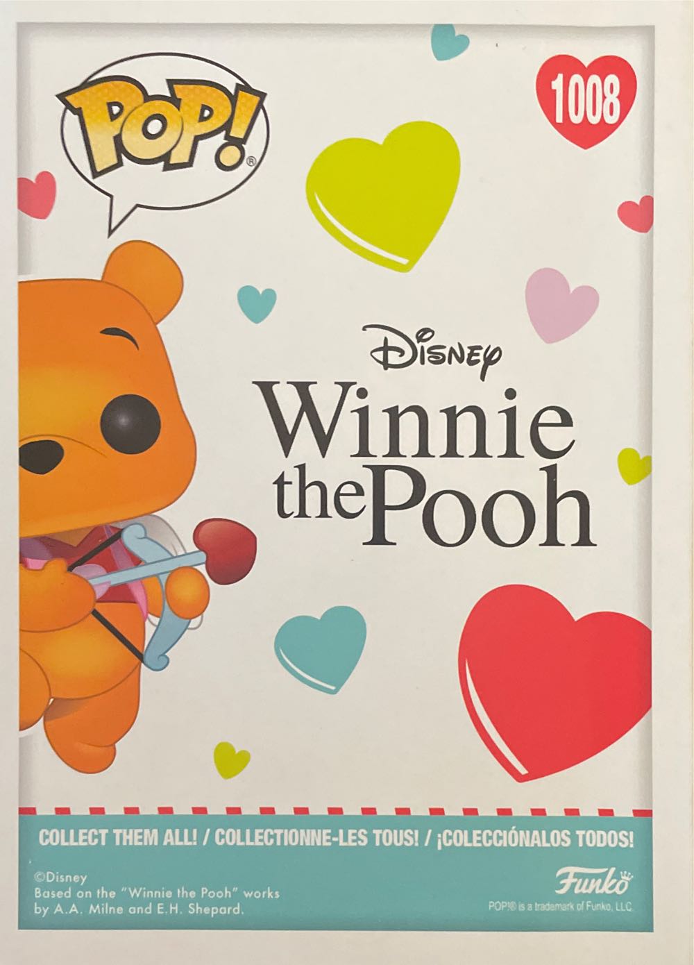 Winnie the Pooh : Valentines Flocked (Hot Topic Exclusive) - Disney vinyl figure collectible [Barcode 889698542906] - Main Image 4