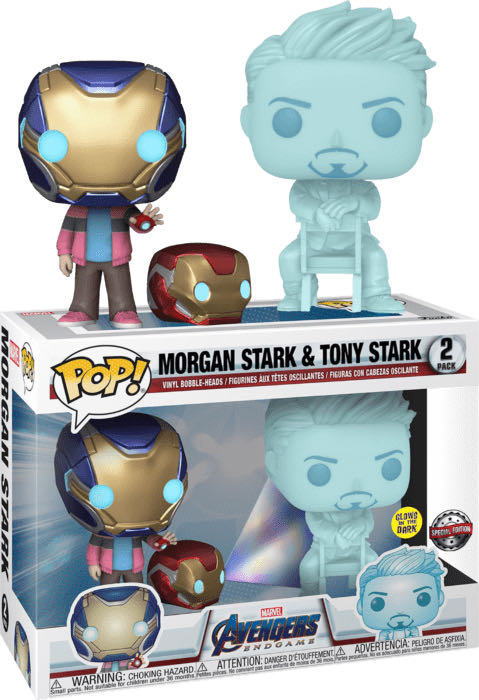 Morgan Stark & Tony Stark - Avengers: Endgame vinyl figure collectible [Barcode 889698543279] - Main Image 2