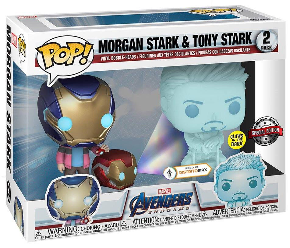 Morgan Stark & Tony Stark - Avengers: Endgame vinyl figure collectible [Barcode 889698543279] - Main Image 3
