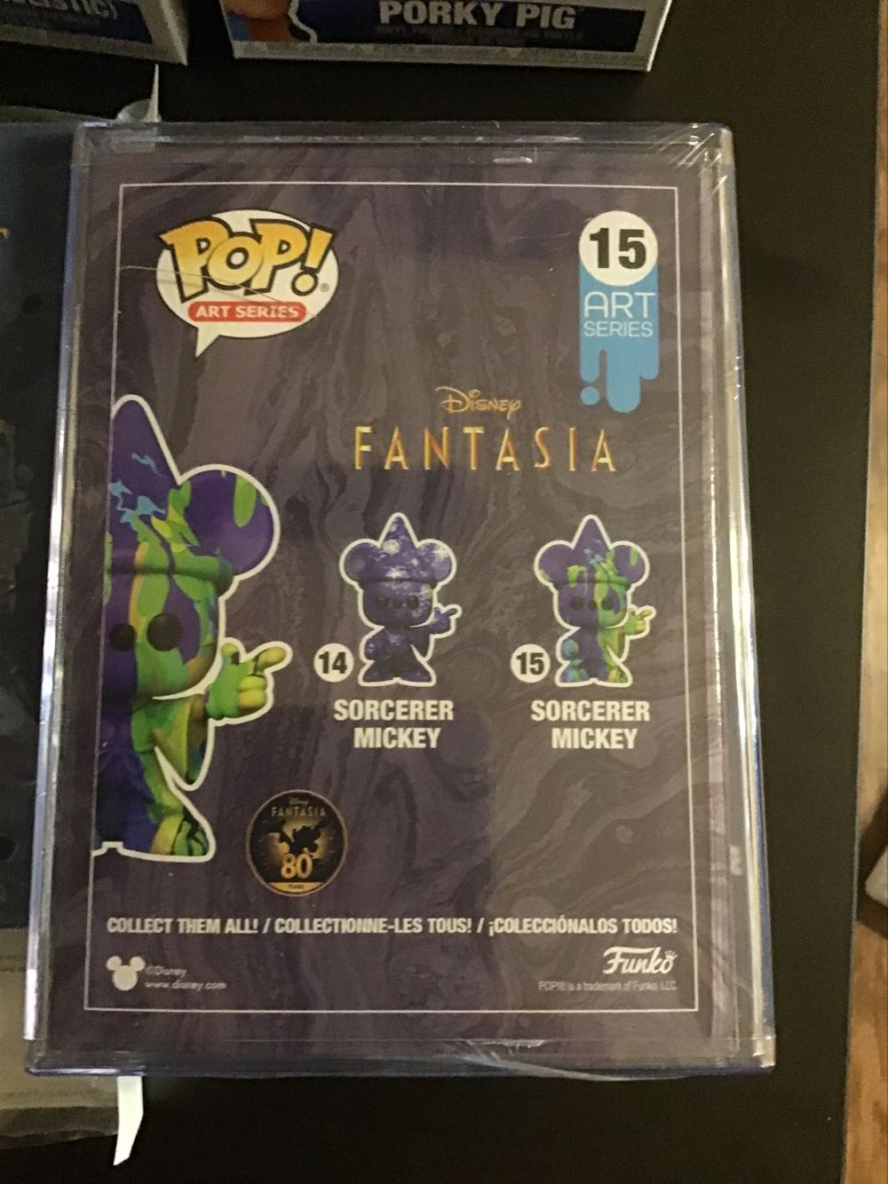 15 Sorcerer Mickey (Art Series) - Fantasia vinyl figure collectible [Barcode 889698519427] - Main Image 2