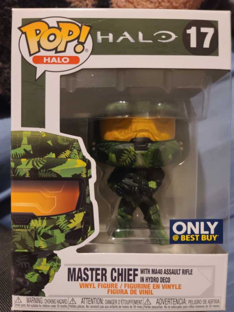 Master Chief With MA40 Assault Rifle in Hydro Deco - Halo vinyl figure collectible [Barcode 889698516006] - Main Image 2
