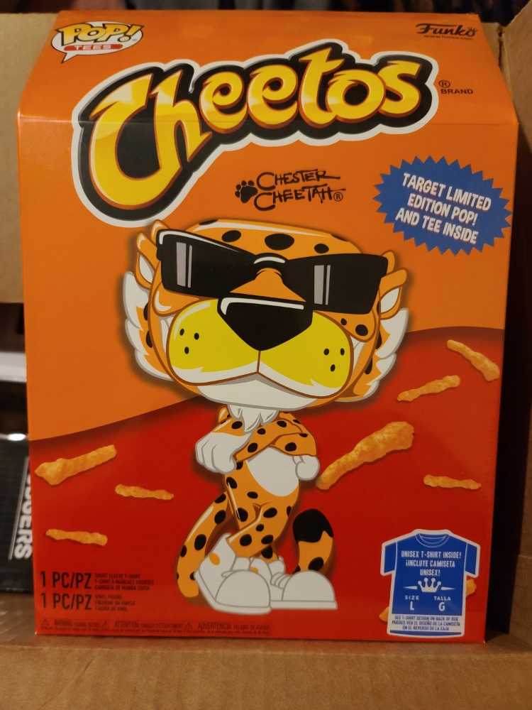 Chester Cheetos Pop & Tee - Funko vinyl figure collectible [Barcode 889698464840] - Main Image 2