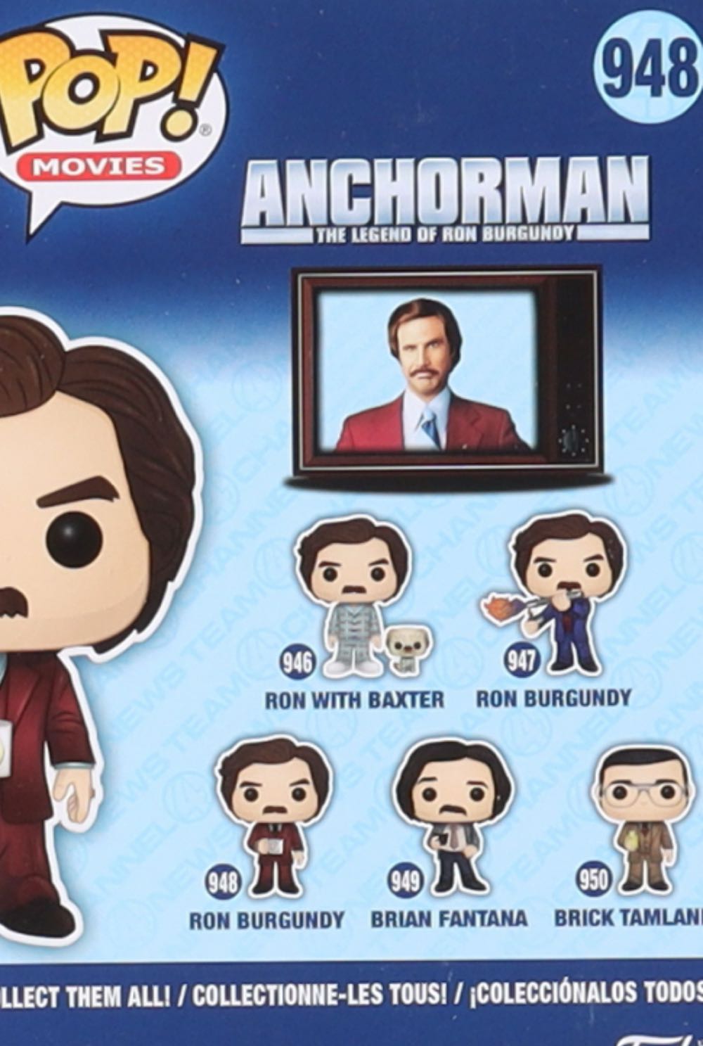 Ron Burgundy (Jazz Flute) - Anchorman vinyl figure collectible [Barcode 889698498111] - Main Image 3