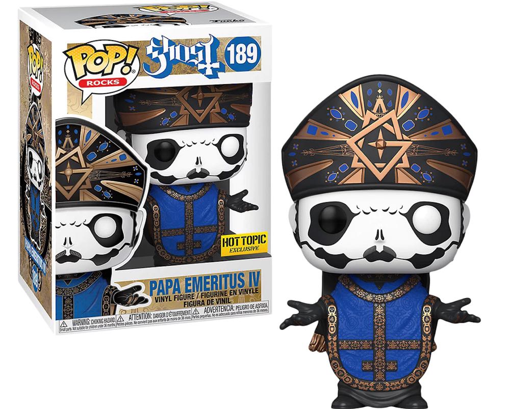 Ghost Papa Emeritus IV  vinyl figure collectible [Barcode 889698522502] - Main Image 2