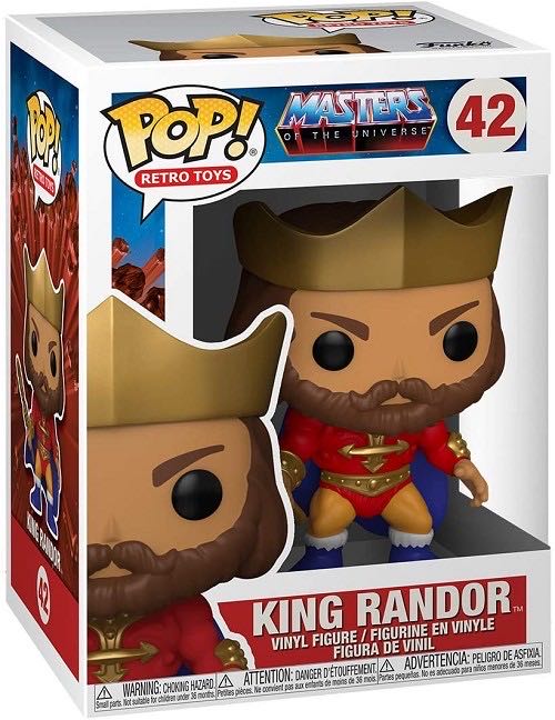 King Randor - Masters of the Universe vinyl figure collectible [Barcode 889698514491] - Main Image 2