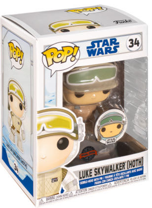 34 Luke Skywalker (Hoth) - Star Wars vinyl figure collectible [Barcode 889698554831] - Main Image 2