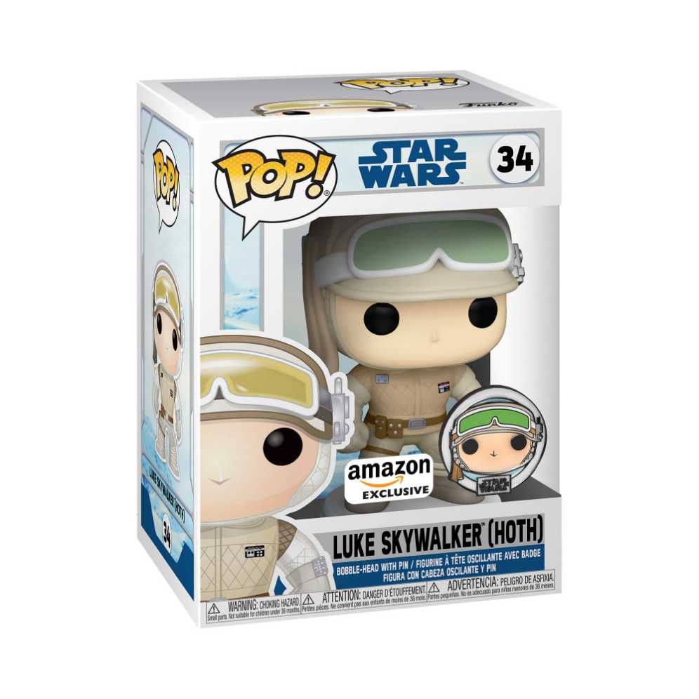 34 Luke Skywalker (Hoth) - Star Wars vinyl figure collectible [Barcode 889698554831] - Main Image 3